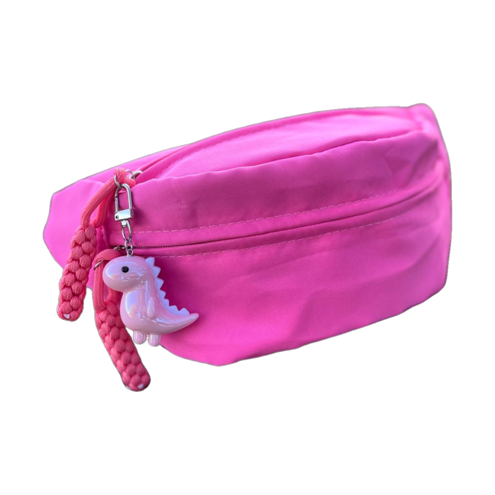 Casual Fanny Pack with Dinosaur Charm